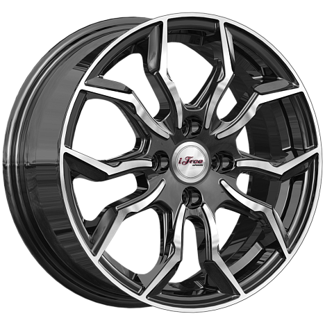 Бохо (КС1037) 6.000xR15 4x98 DIA58.5 ET35 Блэк Джек