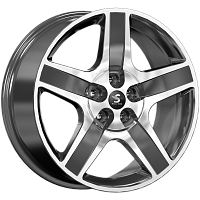 Литые диски КР008 (20_Santa Fe) (КР008) 8.500xR20 5x114.3 DIA67.1 ET47 Diamond Black Gris для Nissan Fuga