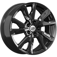 Литые диски Up114 (КС1023) 7.000xR17 5x115 DIA70.2 ET43 New Black для Chevrolet Captiva