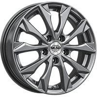 Литые диски НАГОЯ (КЛ312) 6.000xR16 5x114.3 DIA67.1 ET51 графит