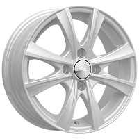 Литые диски МАЛЬТА (КЛ248) 5.500xR14 4x100 DIA67.1 ET38 белый для Hyundai