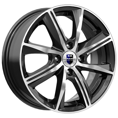 Арнар (КС890) 6.000xR15 4x100 DIA67.1 ET35 алмаз черный SK