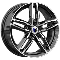 Литые диски Sayan (КС731М) 6.000xR16 5x114.3 DIA67.1 ET50 алмаз черный для Suzuki Sx4