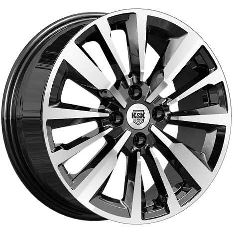 Эрман (КС997) 6.500xR16 4x100 DIA54.1 ET49 алмаз черный