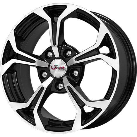 Эрнесто (КС484) 6.500xR15 5x114.3 DIA67.1 ET43 Блэк Джек