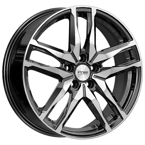 Бомбей (КС1075) 6.500xR18 5x114.3 DIA67.1 ET49 Блэк Джек