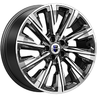 Литые диски Галего (КС1039) 7.500xR19 5x114.3 DIA67.1 ET45 алмаз черный