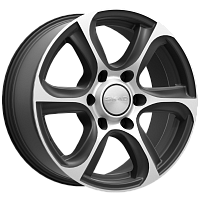 Литые диски СКАЛА (КЛ104) 7.500xR17 6x139.7 DIA106.2 ET30 Алмаз бархат новый для Toyota Land Cruiser Prado