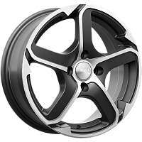 Литые диски АЛЛИГАТОР (КЛ132) 6.000xR15 4x100 DIA56.6 ET45 Алмаз бархат новый для Daewoo Lanos