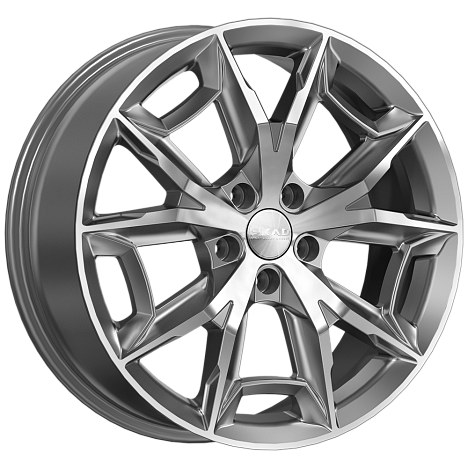 ПАРКЕР (КЛ382) 7.500xR19 5x114.3 DIA60.1 ET40 алмаз графит