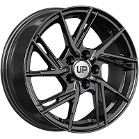 Литые диски Up115 (КС1033) 6.500xR15 5x100 DIA57.1 ET38 New Black для Jetta Va3