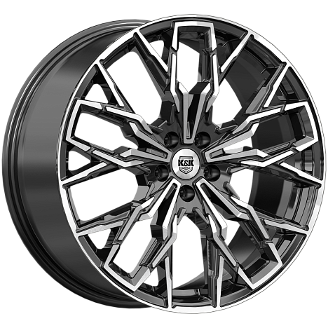 Элерон (КС1168) 9.000xR20 5x114.3 DIA67.1 ET45 алмаз черный Элерон (КС1168) 9.000xR20 5x114.3 DIA67.1 ET45 алмаз черный