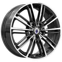 Литые диски Эрфурт (КС898) 7.000xR17 5x112 DIA57.1 ET40 алмаз черный для Audi S3