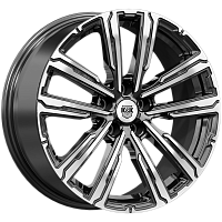 Литые диски Аламер (КС1216) 7.500xR18 5x114.3 DIA60.1 ET45 алмаз черный для Forthing