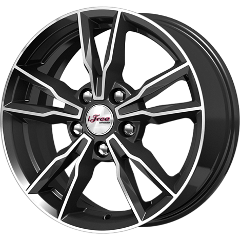 Икигай (КС865) 6.500xR16 5x110 DIA65.1 ET35 Блэк Джек Икигай (КС865) 6.500xR16 5x110 DIA65.1 ET35 Блэк Джек