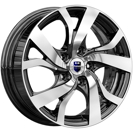 Палермо (КС607) 6.500xR16 5x114.3 DIA67.1 ET40 алмаз черный