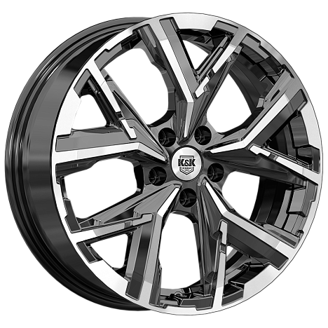 Айона (КС1169) 6.500xR18 5x114.3 DIA67.1 ET45 алмаз черный