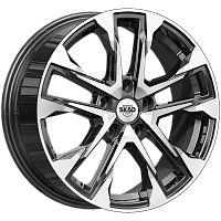 Литые диски АТАКОР (КЛ376) 7.000xR17 5x114.3 DIA66.1 ET45 алмаз для Nissan