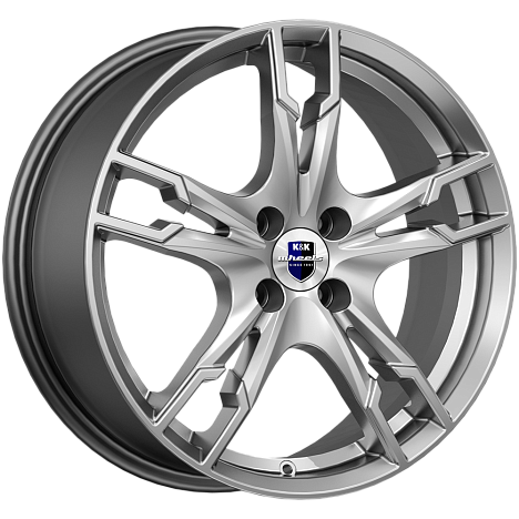 Солар (КС875) 7.000xR17 4x100 DIA67.1 ET38 дарк платинум Солар (КС875) 7.000xR17 4x100 DIA67.1 ET38 дарк платинум
