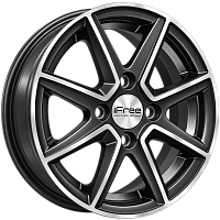 Литые диски Чили (КС1240) 5.500xR14 4x100 DIA60.1 ET43 Блэк Джек для Peugeot Литые диски Чили (КС1240) 5.500xR14 4x100 DIA60.1 ET43 Блэк Джек для Peugeot