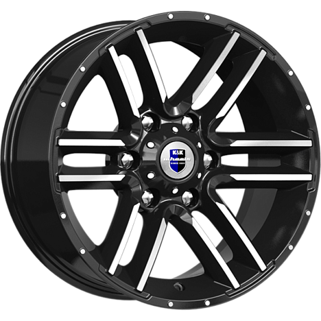 Алгама (КС762) 8.000xR17 6x139.7 DIA106.1 ET-20 алмаз черный
