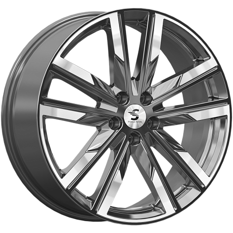 КР014 (20_Murano) (КР014) 8.000xR20 5x114.3 DIA66.1 ET45 Diamond gloss graphite