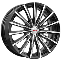 Литые диски Акцент (КС562) 7.000xR17 4x100 DIA67.1 ET38 алмаз черный