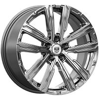 Литые диски Аламер (КС1216) 7.500xR18 5x114.3 DIA67.1 ET45 дарк платинум для Forthing