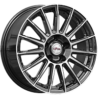 Литые диски Азур (КС1052) 6.500xR16 5x100 DIA57.1 ET38 Блэк Джек для Chrysler Sebring