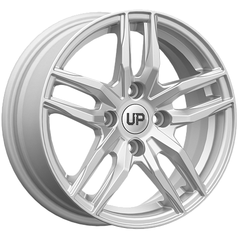 Up125 (КС1101) 6.000xR15 4x100 DIA67.1 ET35 Silver Classic