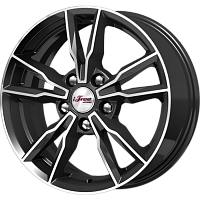 Литые диски Икигай (КС865) 6.500xR16 5x114.3 DIA67.1 ET45 Блэк Джек для KIA Kx3