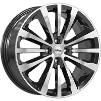Литые диски Андерсен (КС912) 7.000xR17 4x100 DIA67.1 ET37 Блэк Джек Литые диски Андерсен (КС912) 7.000xR17 4x100 DIA67.1 ET37 Блэк Джек