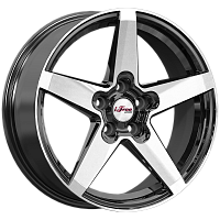 Литые диски Токен (КС1127) 6.500xR17 5x114.3 DIA66.6 ET37 Блэк Джек для Chery Tiggo