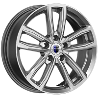 Литые диски Каланг (КС1086) 6.500xR17 5x108 DIA60.1 ET33 дарк платинум для Alfa Romeo 166