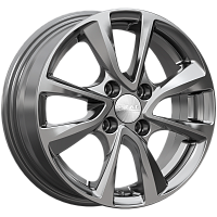 Литые диски НИЦЦА (КЛ287) 5.500xR14 4x100 DIA67.1 ET45 графит для Opel Astra