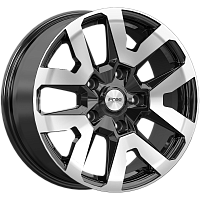 Литые диски Трикстер (Niva) (КС1170) 7.000xR17 5x139.7 DIA98 ET40 алмаз черный для Lada Lada  4x4 Urban