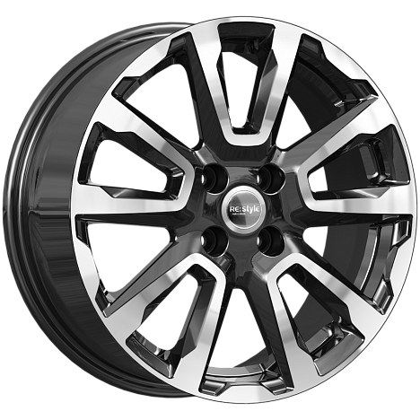 КС1026 (ZV 16_Logan) (КС1026) 6.500xR16 4x100 DIA60.1 ET45 алмаз черный