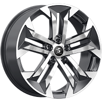 Литые диски КР015 (19_Jaecoo J7) (КР015) 7.500xR19 5x108 DIA60.1 ET47 Diamond Black Gris для Chery Tiggo 8