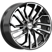 Литые диски R-line (КС1235) 7.500xR18 5x114.3 DIA67.1 ET33 алмаз черный для Citroen