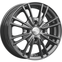 Литые диски ПАНТЕРА (КЛ129) 5.500xR14 4x100 DIA67.1 ET39 графит Литые диски ПАНТЕРА (КЛ129) 5.500xR14 4x100 DIA67.1 ET39 графит