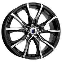 Литые диски Твист-оригинал (КС697M) (КС697М) 7.500xR17 5x100 DIA57.1 ET36 алмаз черный для Skoda