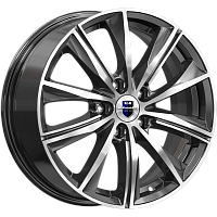 Литые диски Арнар (КС896) 7.000xR17 5x112 DIA66.6 ET45 алмаз черный для BMW 2 Active Tourer
