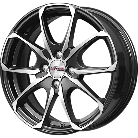 Такеши (КС877) 6.000xR16 4x100 DIA60.1 ET45 Блэк Джек