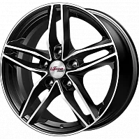 Литые диски Moskva (КС689) 6.500xR16 5x114.3 DIA66.1 ET50 Блэк Джек для Honda Edix
